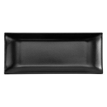 Imagem de Prato Sushi Sashimi Retangular Black Gourmet Mix Preto