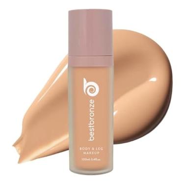 Imagem de Best Bronze Bombshell Maquiagem Corporal e para Pernas - Maquiagem à Prova D'água para Pernas e Base Corporal - para Cicatrizes, Cobertura de Varizes e Corretivo para Pernas (NC18 Bege)