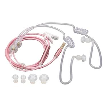 Imagem de Fones de Ouvido Com Tubo de Ar, Tubos de Ar Com Redução de Ruído Fone de Ouvido Portátil Binaural de 3,5 Mm Com Tubo de Ar Fones de Ouvido Com Tubo de Ar Ergonômico Com Radiação