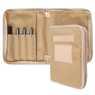 Imagem de Capa tática para notebook com zíper para pastas, grande OCP fichário planejador, capa organizadora tática, 17,78 cm x 23 cm, capa de manual à prova de intempéries - capa para fichário de caderno