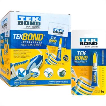 Imagem de Cola Instantanea Tekbond 2G. Blister - Kit C/24 Pecas