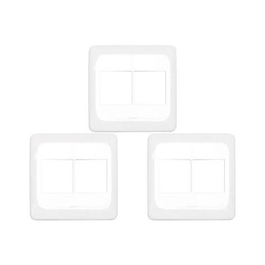 Imagem de Kit C/3 - Pial Placa  Pop 4X4 4 Mod. Lgp44P - Pial legrand