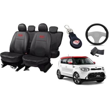 Imagem de Capa de couro + Chaveiro + Capa de volante -Kia Soul 08-13