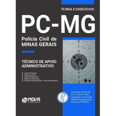 Imagem de Apostila PC-MG 2024 - Analista - Técnico de Apoio Administrativo - Nov