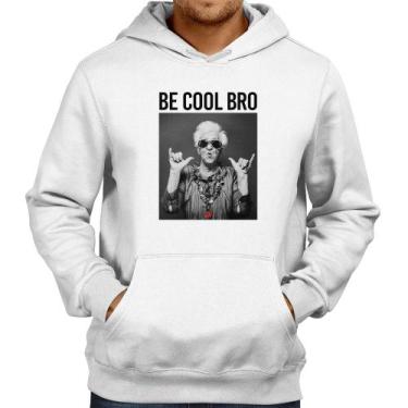 Imagem de Moletom Be cool bro - Foca na Moda, Branco, M