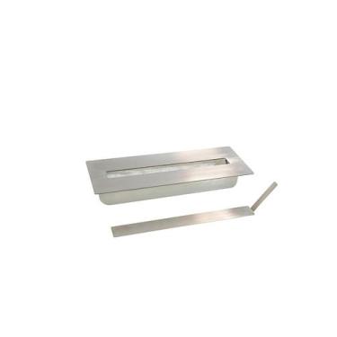 Imagem de Queimador Lareira Ecológica 45 cm Inox Escovado OQ 45 - Ouky