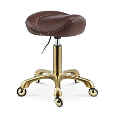 Imagem de JMYSD Banqueta ergonômica, para cadeira odontológica, beleza, barbearia, manicure, cadeira de trabalho, bar, escritório, altura ajustável, B2