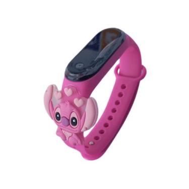 Imagem de Relógio Infantil Menina Feminino Angel Stitch A prova Da Água - oem, a