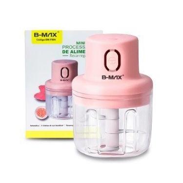 Imagem de Mini Processador De Alimentos Moedor Elétrico Recarregável 250ml B-MAX