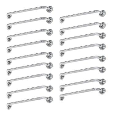 Imagem de Alça De Apoio Inox Barra 80cm17 Unidades Segurança Idoso Cadeirante Banheiro Quarto Acessibilidade