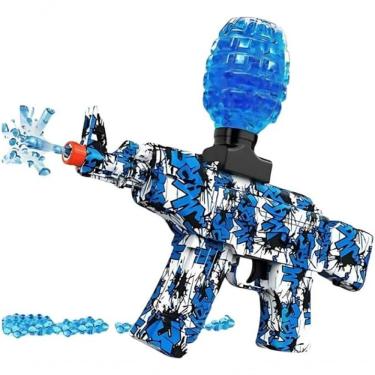 Imagem de Brinquedo Arminha Bolinhas Gel Elétrica Automática Azul