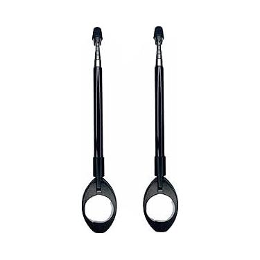 Imagem de KIT 2 Antena Aparador Corta Linha de Pipa - Moto Retrátil 6 Estágios Especificações: - Inox - Dobrável Guidão Inox - DM SHOPP