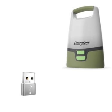 Imagem de BoxWave Adaptador compatível com lanterna de acampamento Energizer Vision LED - USB-A para C PortChanger (pacote com 5), adaptador de dados de conversão OTG tipo C - prata metálica