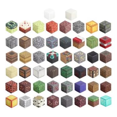 Imagem de Blocos Magnéticos Minecraft 100 Peças De Construção Kids - Generica