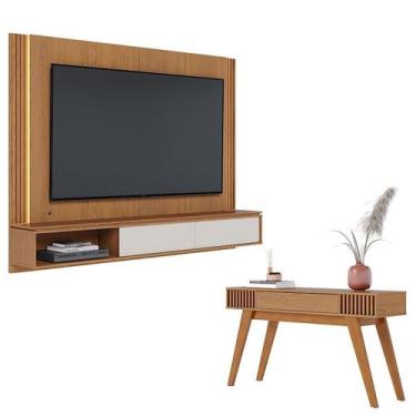 Imagem de Home Suspenso Loa Freijó Off White com Aparador Riviera Freijó  Colibr