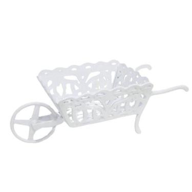 Imagem de Floreira Carrinho de Mão para Jardim em Aluminio Fundido Porta Porta V