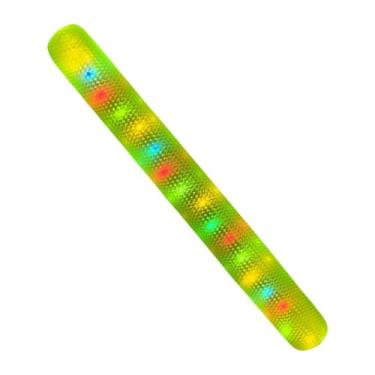 Imagem de predolo Piscina inflável de macarrão em PVC macio, vara inflável para festa na praia, Verde