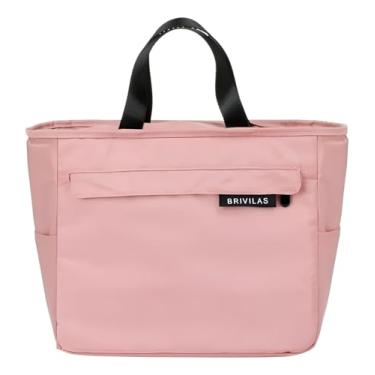 Imagem de Bolsa Térmica Grande para Marmita, Multiuso, Impermeável, para Trabalho e Fitness (Rosa)