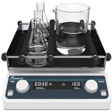 Imagem de Agitador Orbital Oscilador Ciclotron Horizontal Misturador De Laboratório Homogeneizador Máquina Emulsificante De Laboratório Ajustável Led Display Lcd Concha De Borracha Antiderrap, 20pro