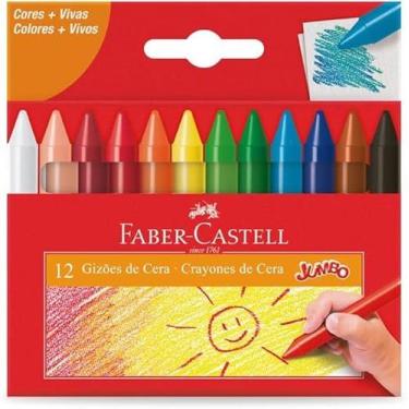 Imagem de Gizão de Cera Faber-Castell - 12 Cores - Faber Castell
