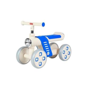 Imagem de Bicicleta De Equilíbrio Infantil Azul Sem Pedal 04 Rodas - Unitoys