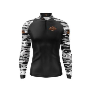 Imagem de Camiseta De Pesca New Fisher Proteção Solar UV NF04 - Savage, (GG)