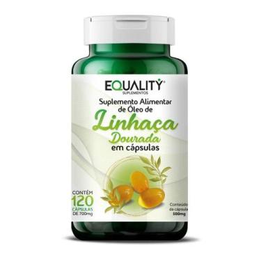 Imagem de Óleo de Linhaça Dourada 500mg Pote 120 Cápsulas - Equality Suplementos