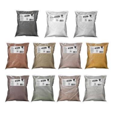 Imagem de Kit Skin Care 10 Argilas de 200g + Dolomita Clareadora 200g para másca