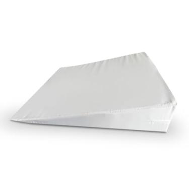 Imagem de Travesseiro Triangular Encosto, Fronha com Capa Avulsa para Anti Refluxo Rampa Cunha(70x70x15cm)
