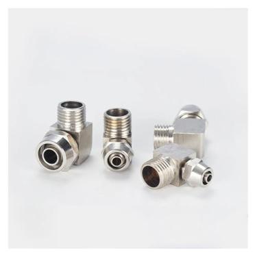 Imagem de 1 peça de acessórios de ar torção 4/6/8/10/12 mm OD mangueira x M5 1/20.3 cm 1/10.2 cm 3/20.3 cm 1/5.1 cm macho parafuso rápido encaixe de ar (6 mm, 1/10.2 cm)