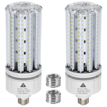 Imagem de Lâmpada LED Base E26, E39 com 15000 Lumens 5000K na Cor Branca Neutra 100W, 2 Un, 110v, ZP, Branco