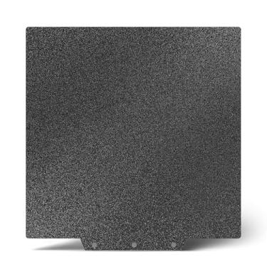 Imagem de IdeaFormer IR3 Placa De Construção Pei Dupla Face Preta Texturizada Para Adventurer 5M/5M Pro, Base Impressão Em Chapa Aço Com Mola Flexível 235X235Mm Flashforge Ad5M/Ad5M Pro