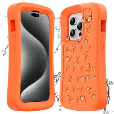 Imagem de SPIDERCASE Capa flutuante para iPhone 15/15 Pro/14/14 Pro/13/13 Pro/12/12 Pro [20FT Military Dropproof] com sacos secos à prova d'água e cordão de espuma EVA capa flutuante para iPhone 6,1 polegadas
