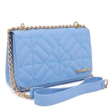 Imagem de Bolsa Lara Transversal De Lado Tiracolo - LLAQUILLA, Azul