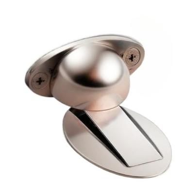 Imagem de Kit 4-1 Batente Trava Porta Fixador E Prendedor Invisível Ímã Magnético Metal HOMING (1)