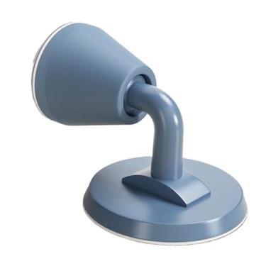 Imagem de Kit Trava de Porta Peso Porta Batente Fixador Prendedor Adesivo Amortece Impacto Batedor Segurador (3,Cinza)