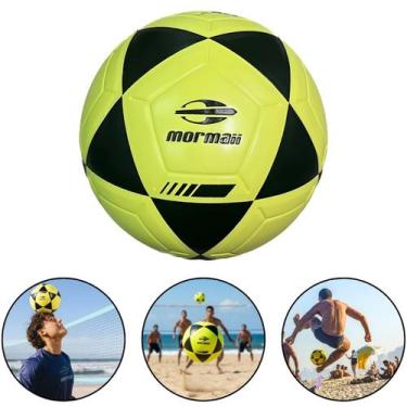 Imagem de Bola De Futevôlei Mormaii Amarelo E Preto TM-5 FV-350