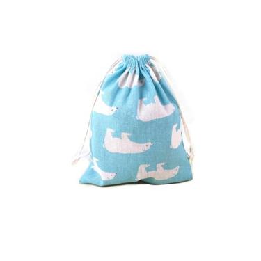 Imagem de 1 pacote com cordão de 14 x 16 cm, sacos de presente estampados, bolsas de joias, bolsa à prova de poeira para itens pequenos, lembrancinhas de casamento, suprimentos para eventos, lembrancinhas de