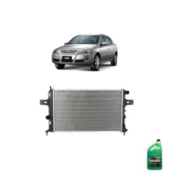 Imagem de Kit Radiador GM Vectra 2.0/2.4 06/16V Com Ar + Aditivo Paraflu Verde 5 Litros