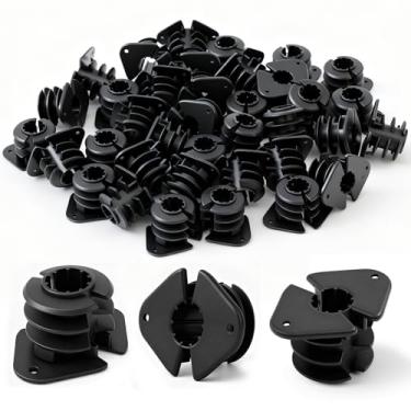 Imagem de Briwooody 50 peças de grampo de isolamento de pino de 1/2 polegada suportes de tubo durável para aplicações de tubos PEX, cobre, madeira, CPVC, braçadeira de plástico resistente para confiabilidade de