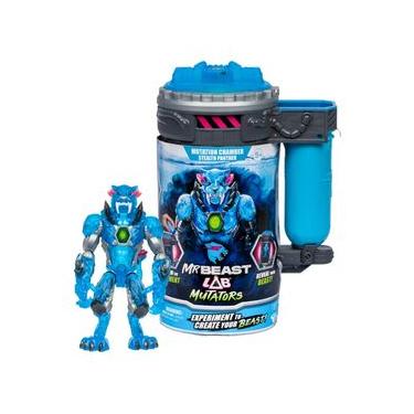 Imagem de Câmara de Mutação com Boneco Colecionável MrBeast Lab Mutators - Pantera Furtiva