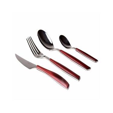 Imagem de Jogo Talheres 24 peças Inox Cozinha Marsala Glamour Bugatti