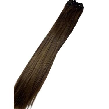 Imagem de CABELO HUMANO LEVES ONDAS LOIRO ESCURO FITA ADESIVA