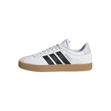 Imagem de adidas Tênis feminino VL Court 3.0, Branco/preto/cinza órbita, 37