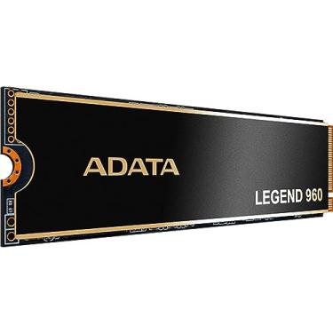 Imagem de ADATA SSD interno para jogos Legend 960 1TB PCIe Gen4 x4 NVMe 1.4 M.2 até 7.400 MB/s (ALEG-960-1TCS)