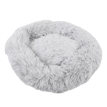 Imagem de GLOGLOW Cama de Gato Aquecida Cama de Gato Aquecida, Almofada Elétrica Redonda de Aquecimento para Animais de Estimação para Internos, de de Cães, Móveis