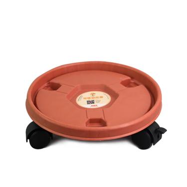 Imagem de YOUTHINK Bandeja Móvel de Plantas, Suporte para Caddies Bandeja de Rolamento de Flores Resistente Com Rodas para árvores Em Vasos de Jardim Barris de Uísque Proteção de Piso Bandeja Móvel de