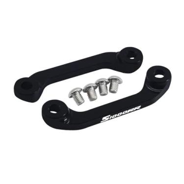 Imagem de Anti-derrapante Para s1000r s1000rr m1000rr 2019 2020 2021 2022 2023 cnc pedal traseiro apoio para os pés remover capa decorativa(Black S1000RR)