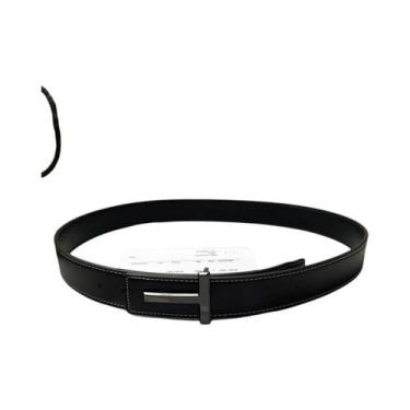 Imagem de Cinto De Couro Luxuoso Masculino De 3,8cm Com Fivela De Designer De Al