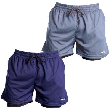 Imagem de Kit 2 Short Bermuda Dagg Masculino Treino Academia-Masculino